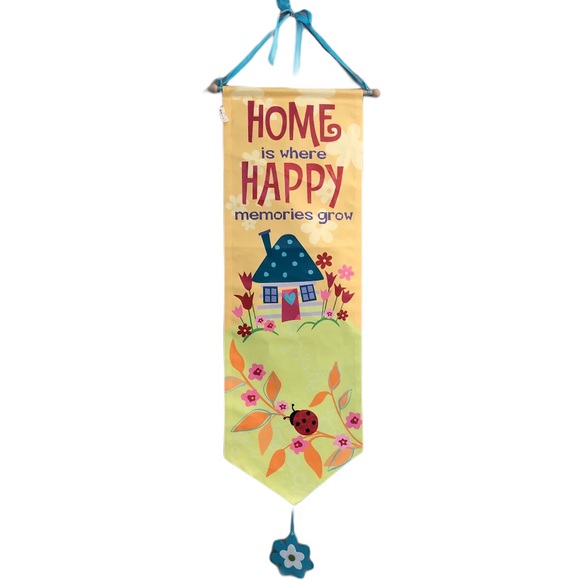 Happy Home Banner Sign NWT - Picture 2 of 8